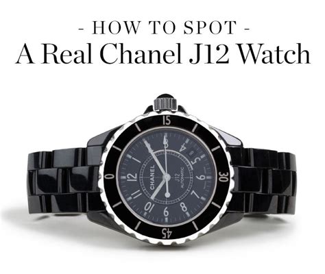 How to Spot a Fake Chanel J12 Watch .